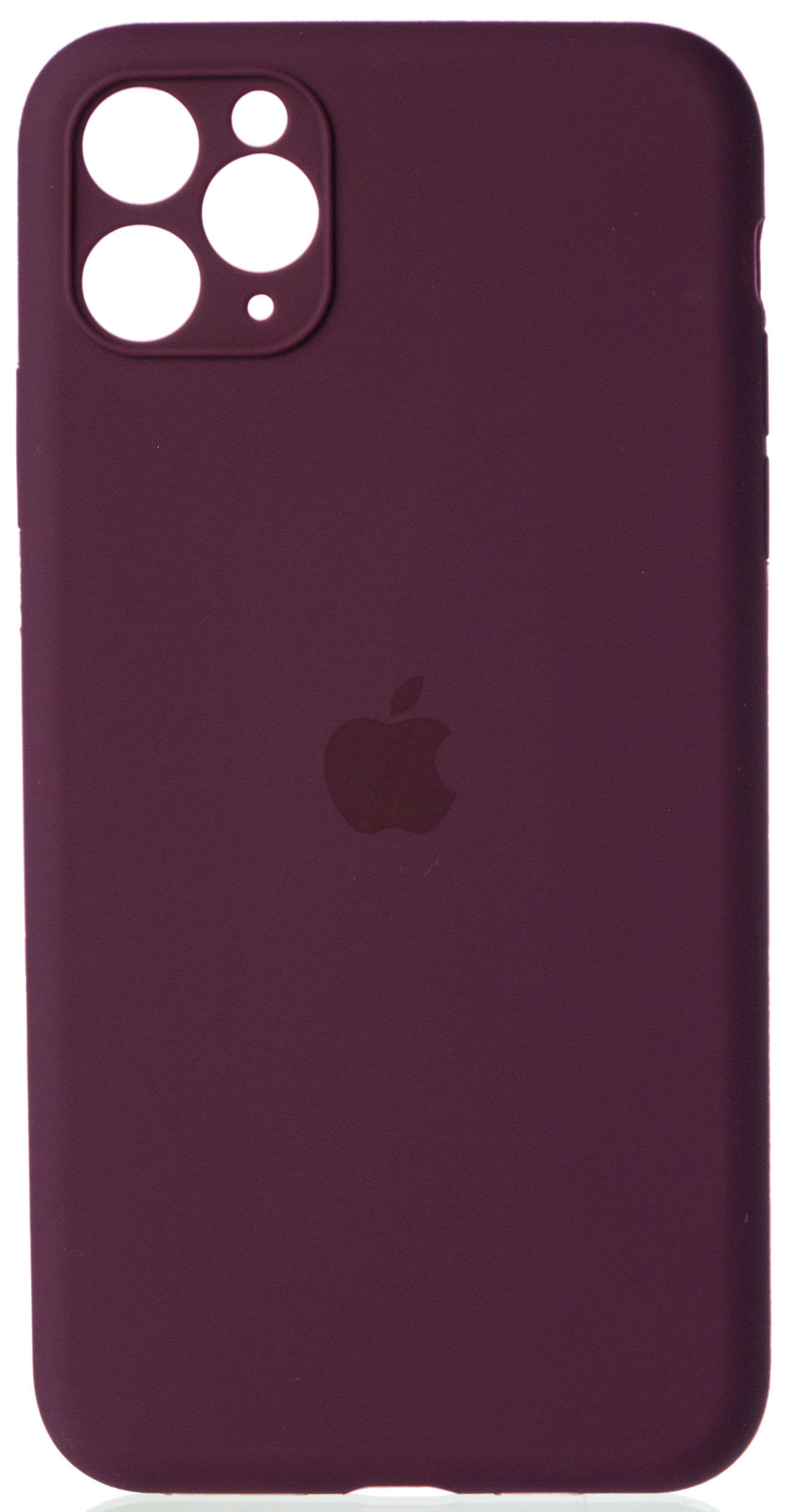 Чехол Silicone Case полная защита для iPhone 11 Pro Max винный